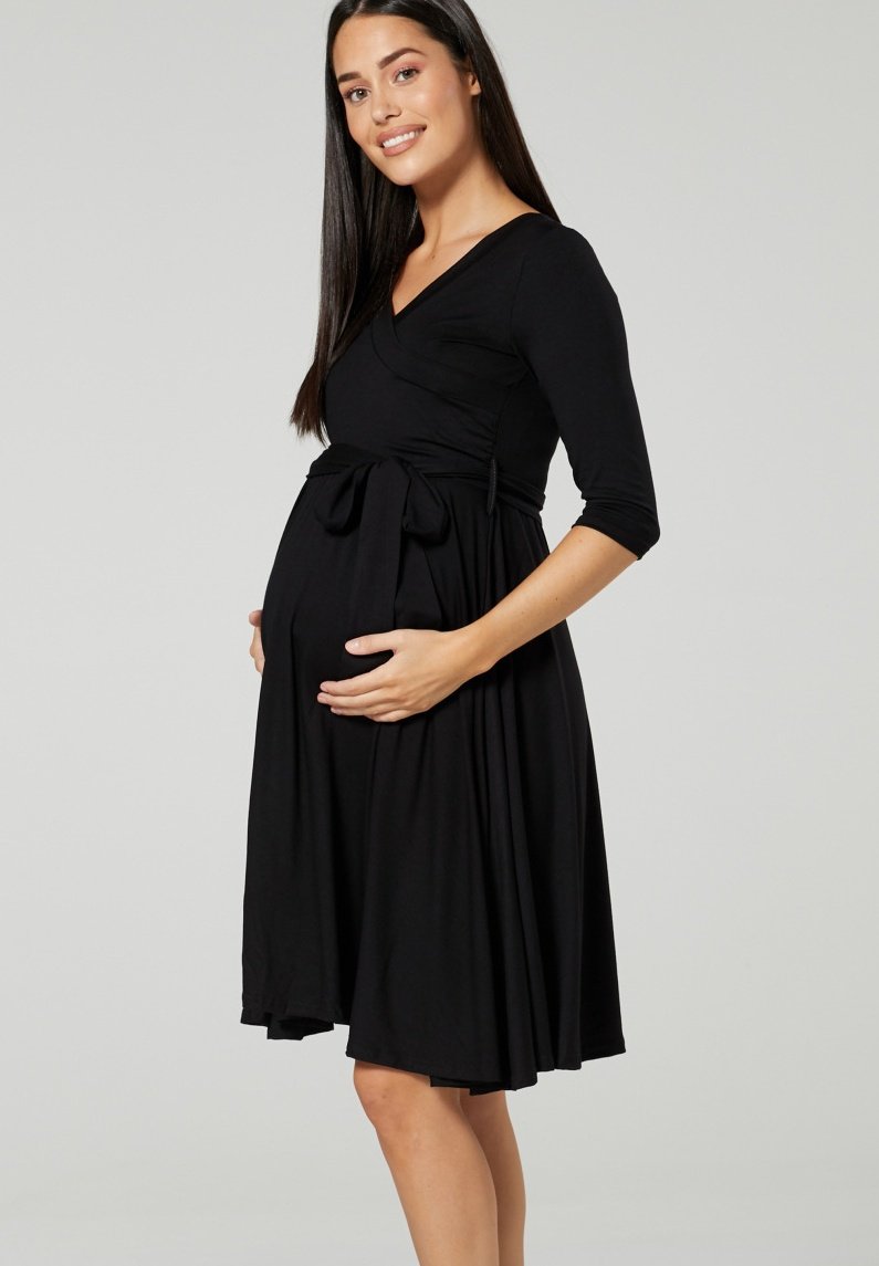 Schwangerschaftskleid schwarz Clearance